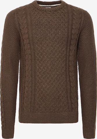 Pull-over BLEND en marron : devant