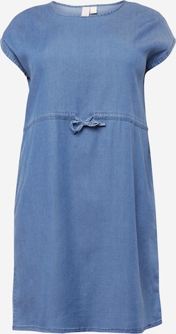 Robe 'Pema' ONLY Carmakoma en bleu : devant