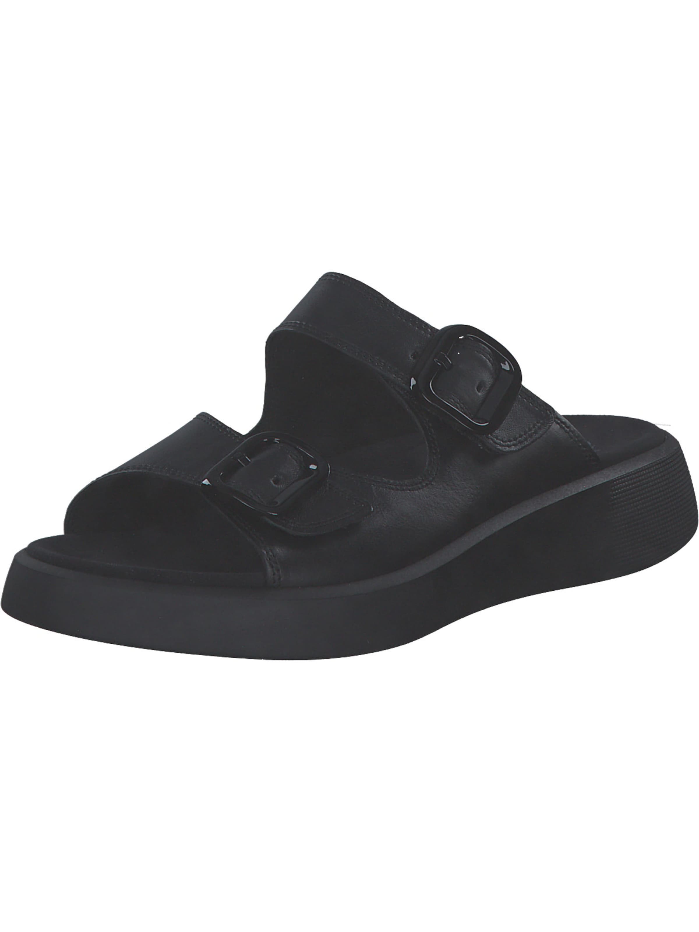 GABOR Mules in Black: front