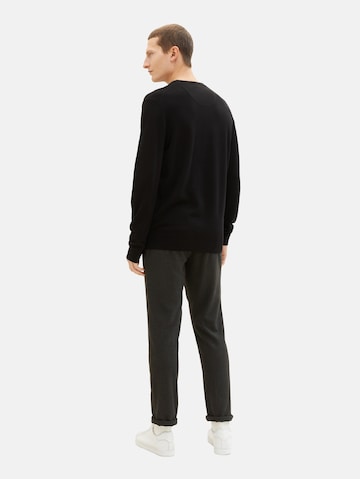 TOM TAILOR Sweater in Black