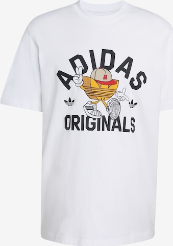 ADIDAS ORIGINALS Shirt 'Trefoil Series' in White: front
