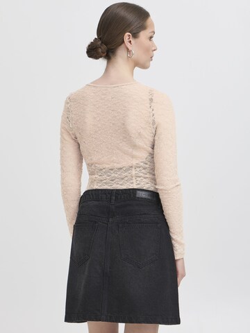 Felpa ' IXLACEY ' di ICHI in beige