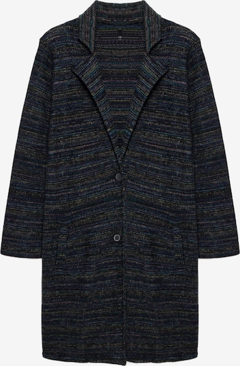 Shape Of You Strickjacke in marine / dunkelbraun / grau / anthrazit, Produktansicht