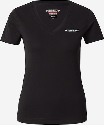 GUESS JEANSMajica - crna boja: prednji dio