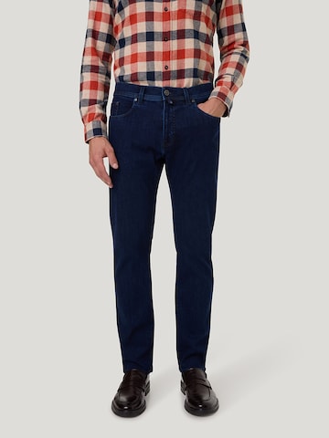 Coupe slim Jean 'Lyon' PIERRE CARDIN en bleu : devant