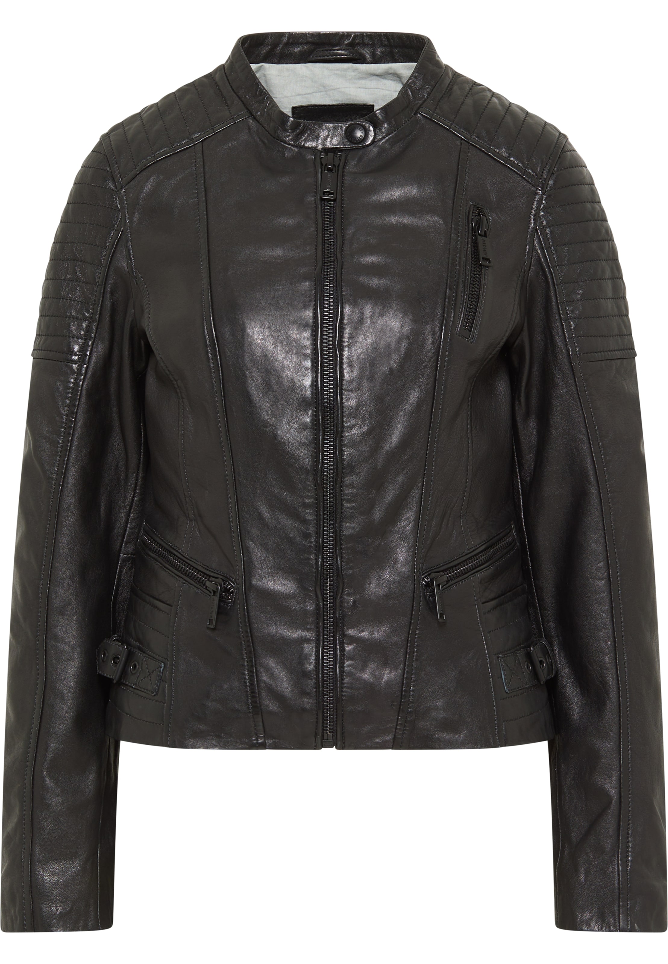 MUSTANG Tussenjas in Zwart: voorkant