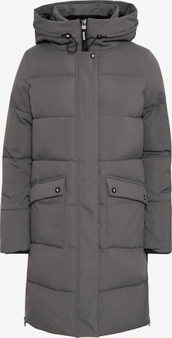 Cappotto invernale di Oxmo in grigio: frontale