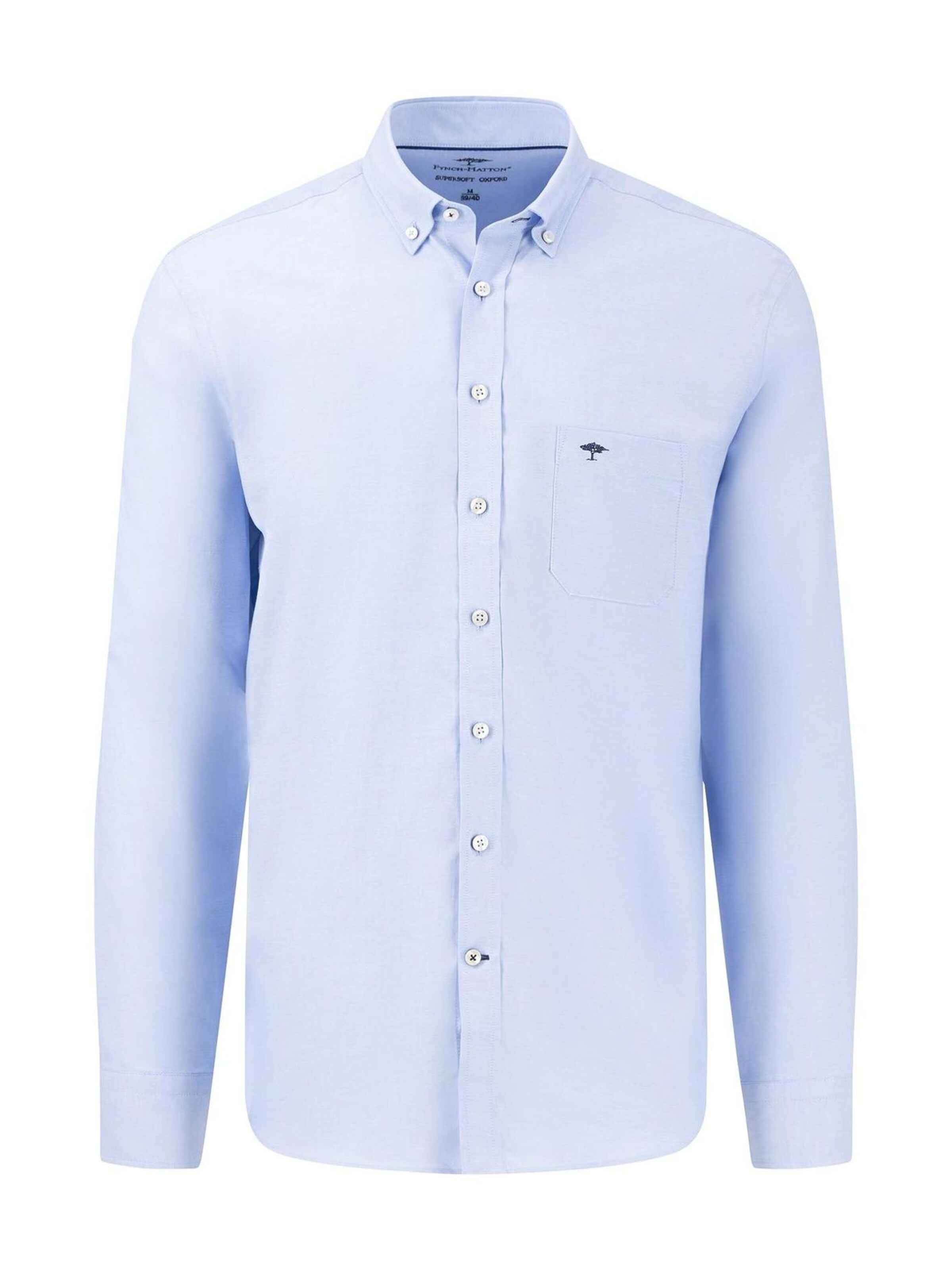 FYNCH-HATTON Regular Fit Hemd‌‌‌‌‌‌‌‌ in Blau: Vorderseite