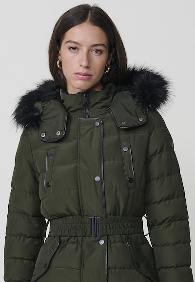 KOROSHI Veste d’hiver en kaki, Vue avec produit