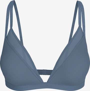 Triangle Soutien-gorge Calvin Klein en bleu : devant