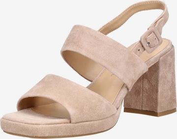 Regarde le Ciel Sandaal in Bruin: voorkant