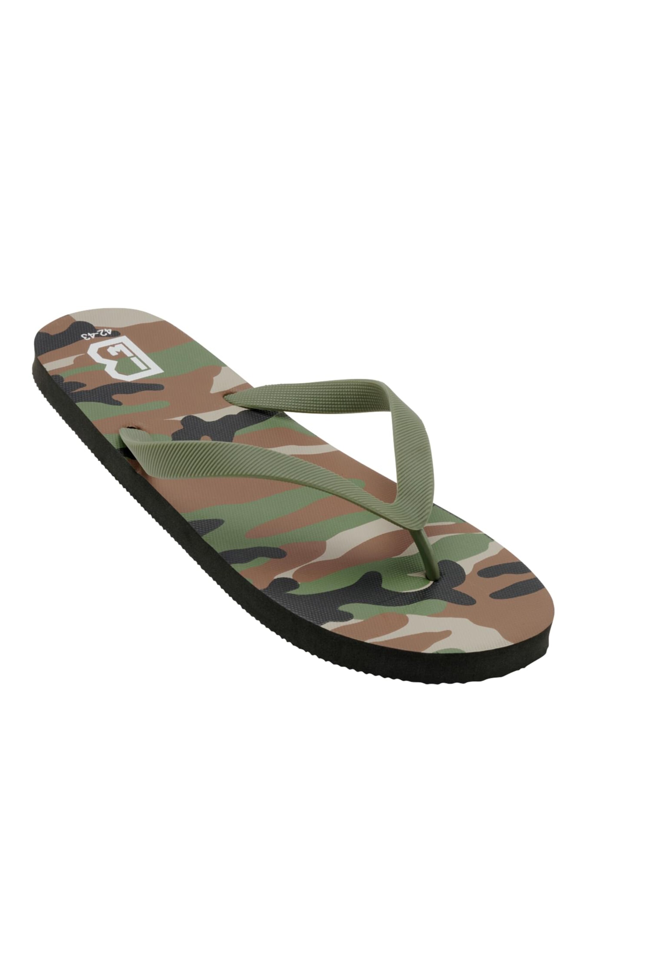 Tongs Brandit en vert