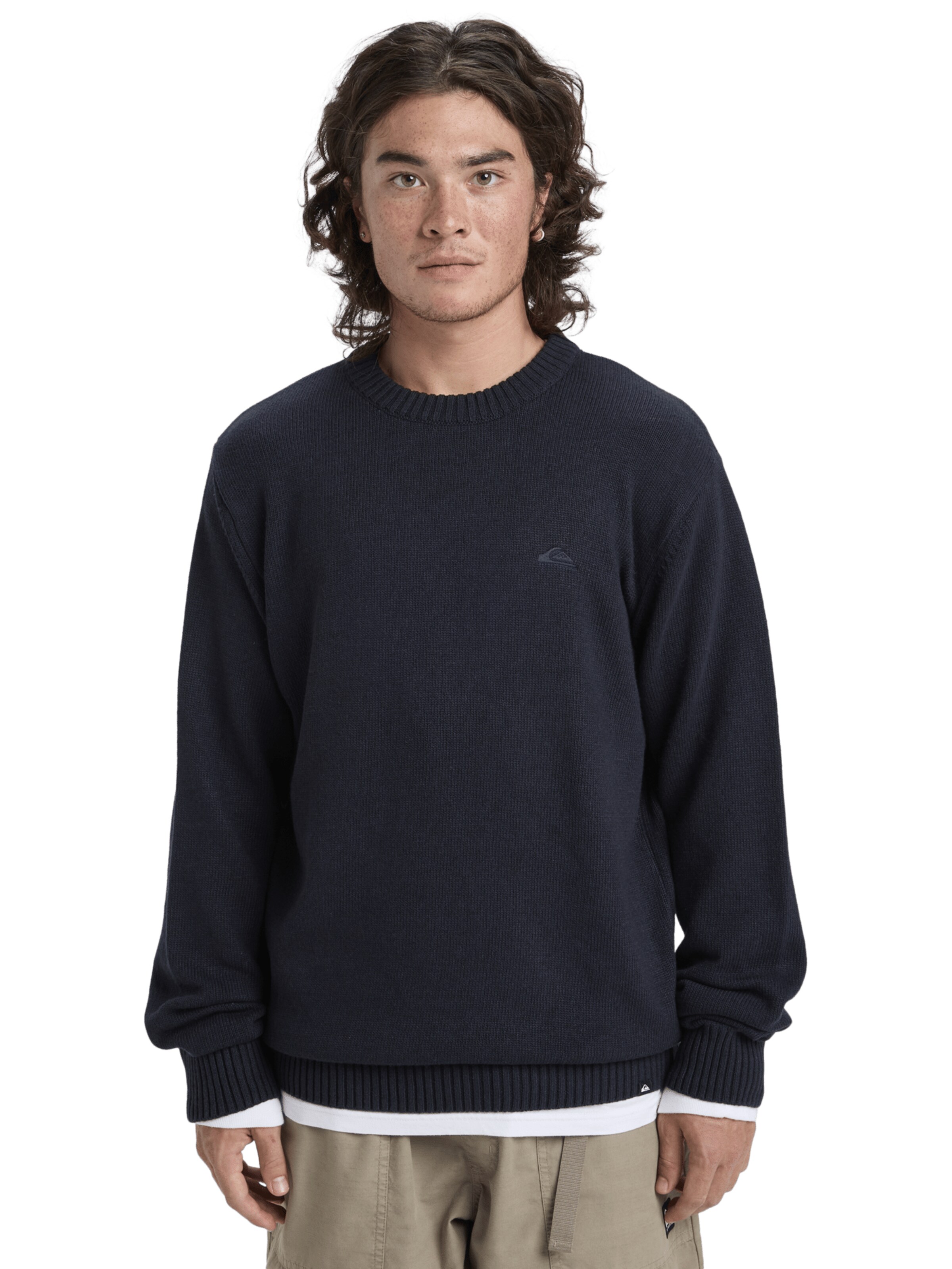 QUIKSILVER Sweatshirt 'Salt Water' in Blue: front