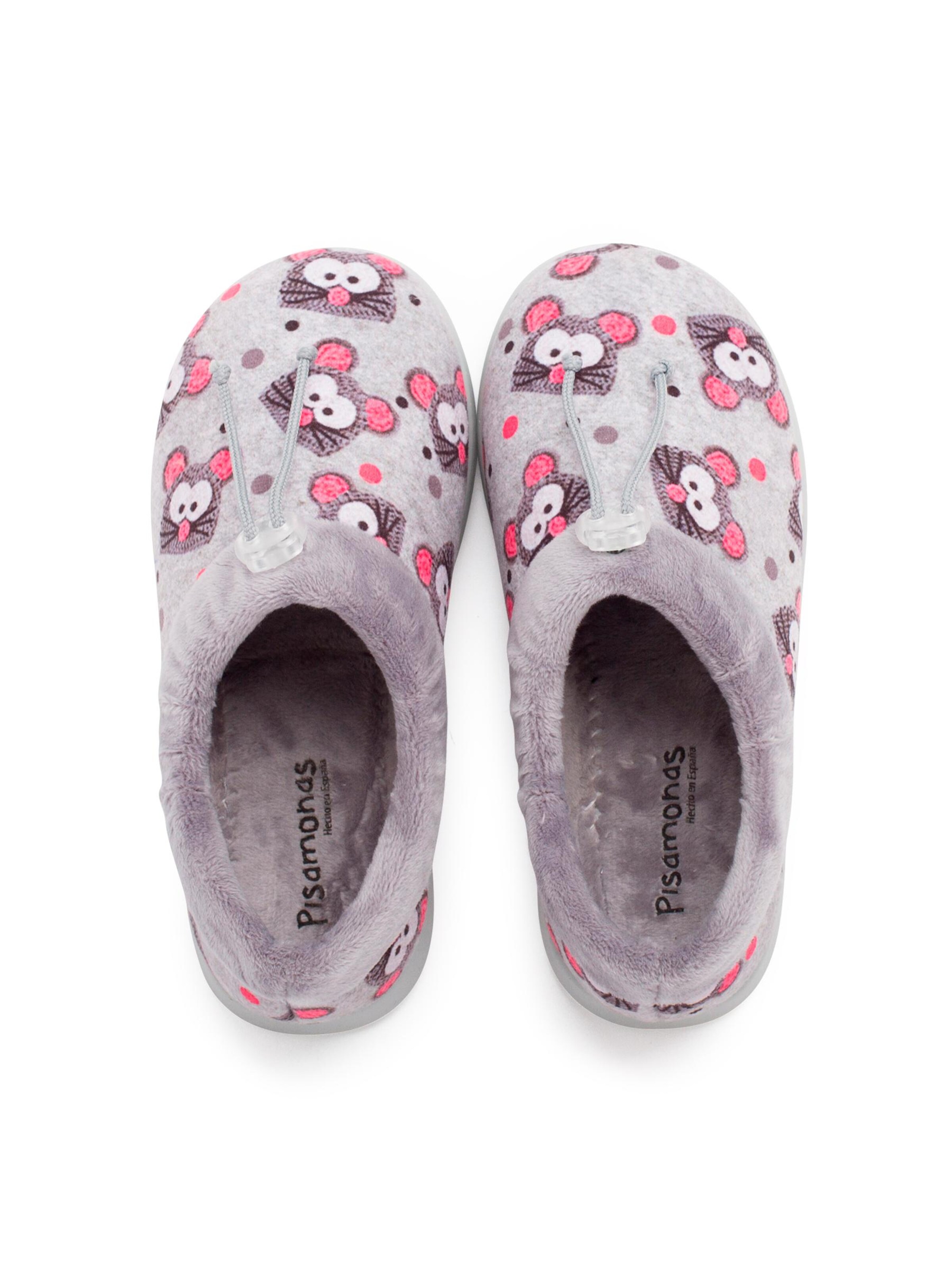 Pisamonas - Zapatillas de casa en gris