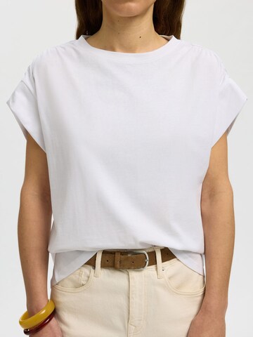 SELECTED - Camiseta en blanco