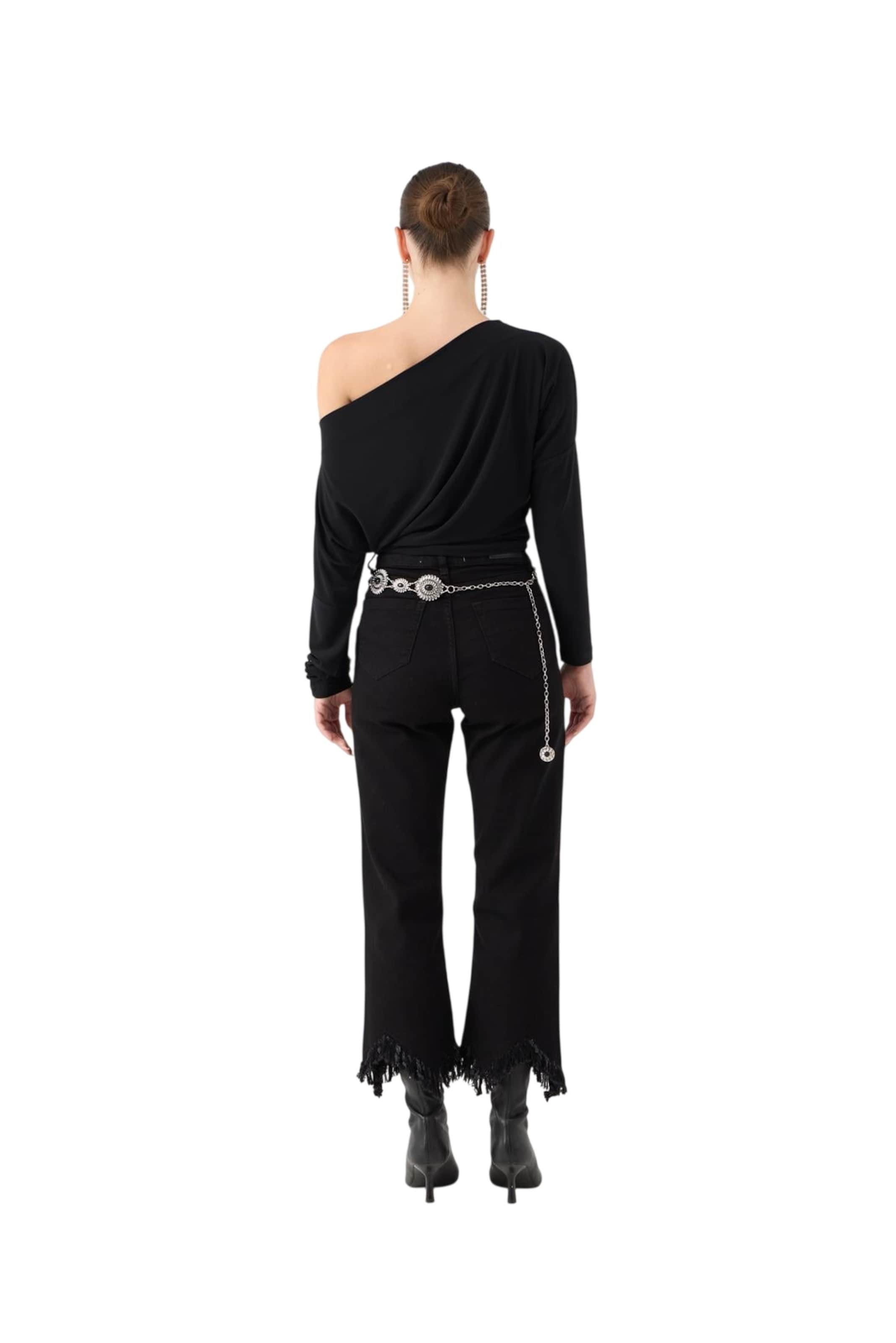 Regular Pantalon HOLLY LOLLY en noir
