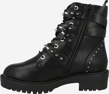 BULLBOXER Lace-Up Ankle Boots in Black