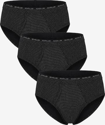 Schöller Slip in Schwarz: Vorderseite