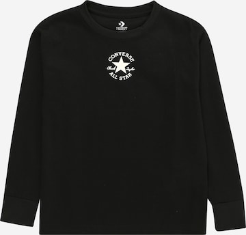 T-Shirt 'SUSTAINABLE CORE' CONVERSE en noir : devant