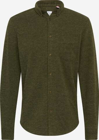 Regular fit Camicia 'Johan' di Kronstadt in verde: frontale