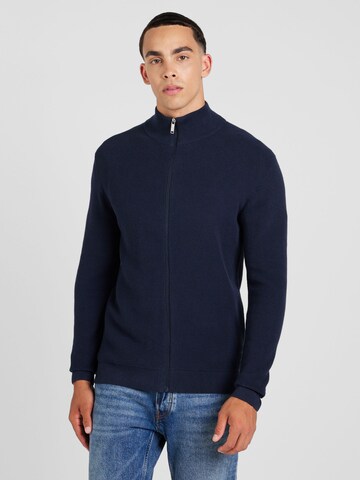 SELECTED Gebreid vest 'SLHROSS' in Blauw: voorkant