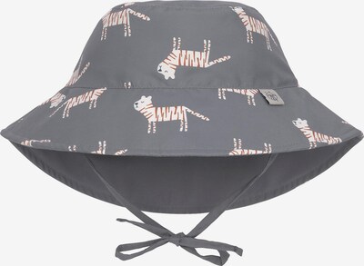 LÄSSIG Hat in Dark grey / Dark red / White, Item view