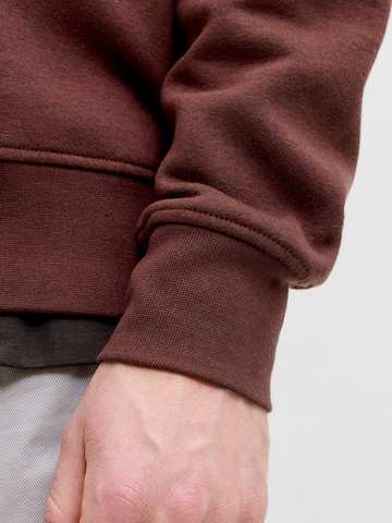 JACK & JONES Sweatshirt 'JJESoho' in Brown