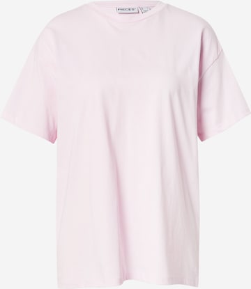 T-shirt oversize 'PCALIFI FASTTRACK' PIECES en rose : devant