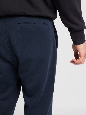 BOSS Tapered Trousers 'Sestart' in Blue