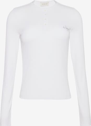 Calvin Klein Jeans Tričko - Biela: predná strana
