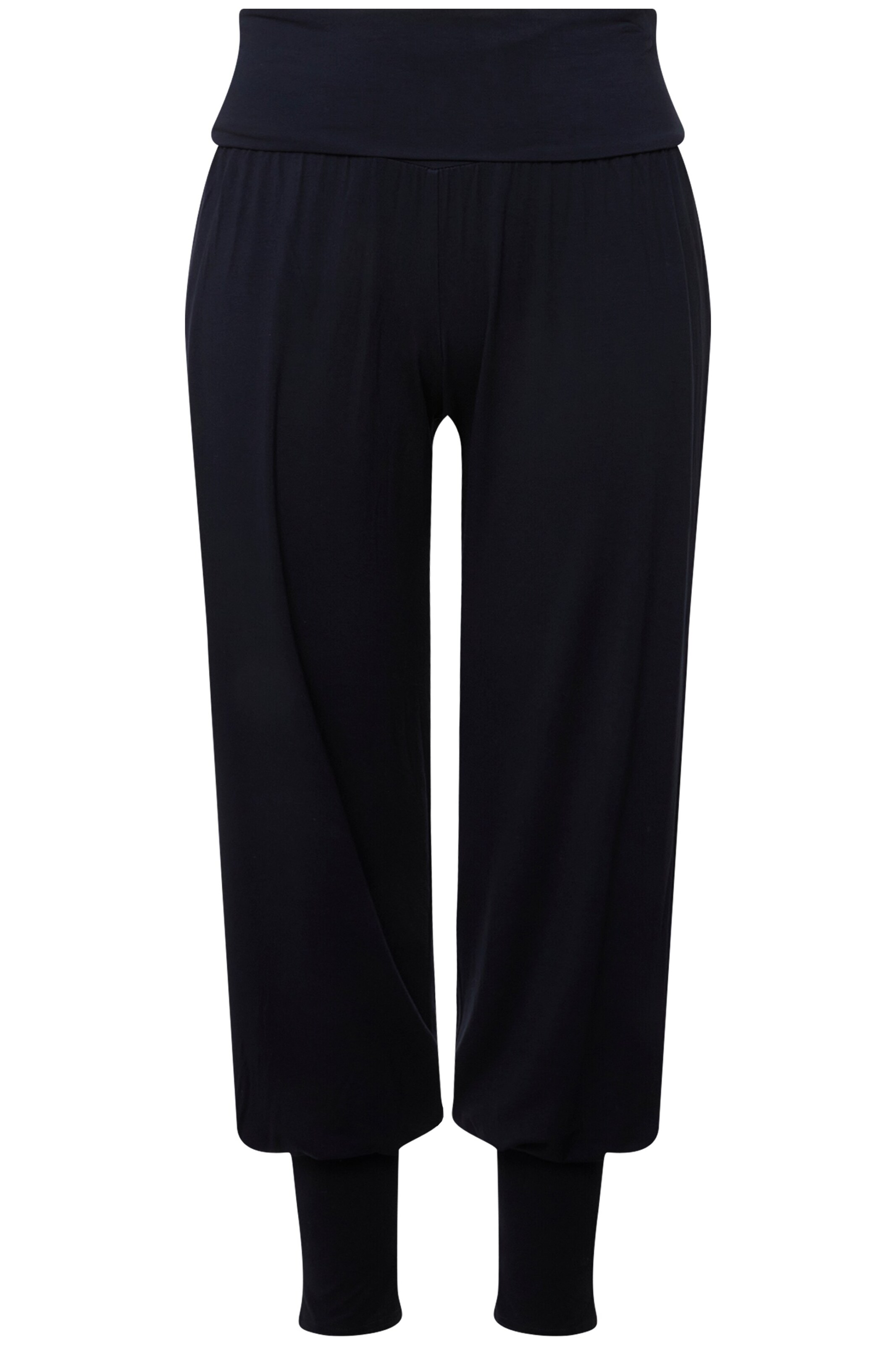 Ulla Popken Regular Sportbroek in Blauw: voorkant