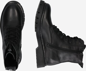 TAMARIS Lace-Up Ankle Boots in Black