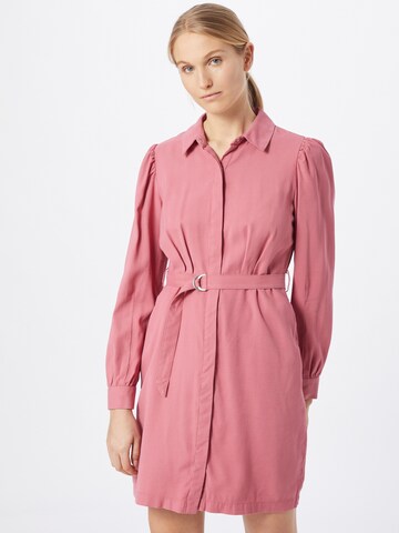ONLY Μπλουζοφόρεμα 'SHORT DRESS PNT' σε ροζ: μπροστά