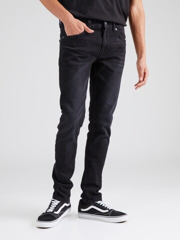 Only & Sons Skinny Jeans 'WARP' i svart: framsida