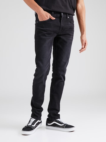 Only & Sons Skinny Jeans 'WARP' in Black: front