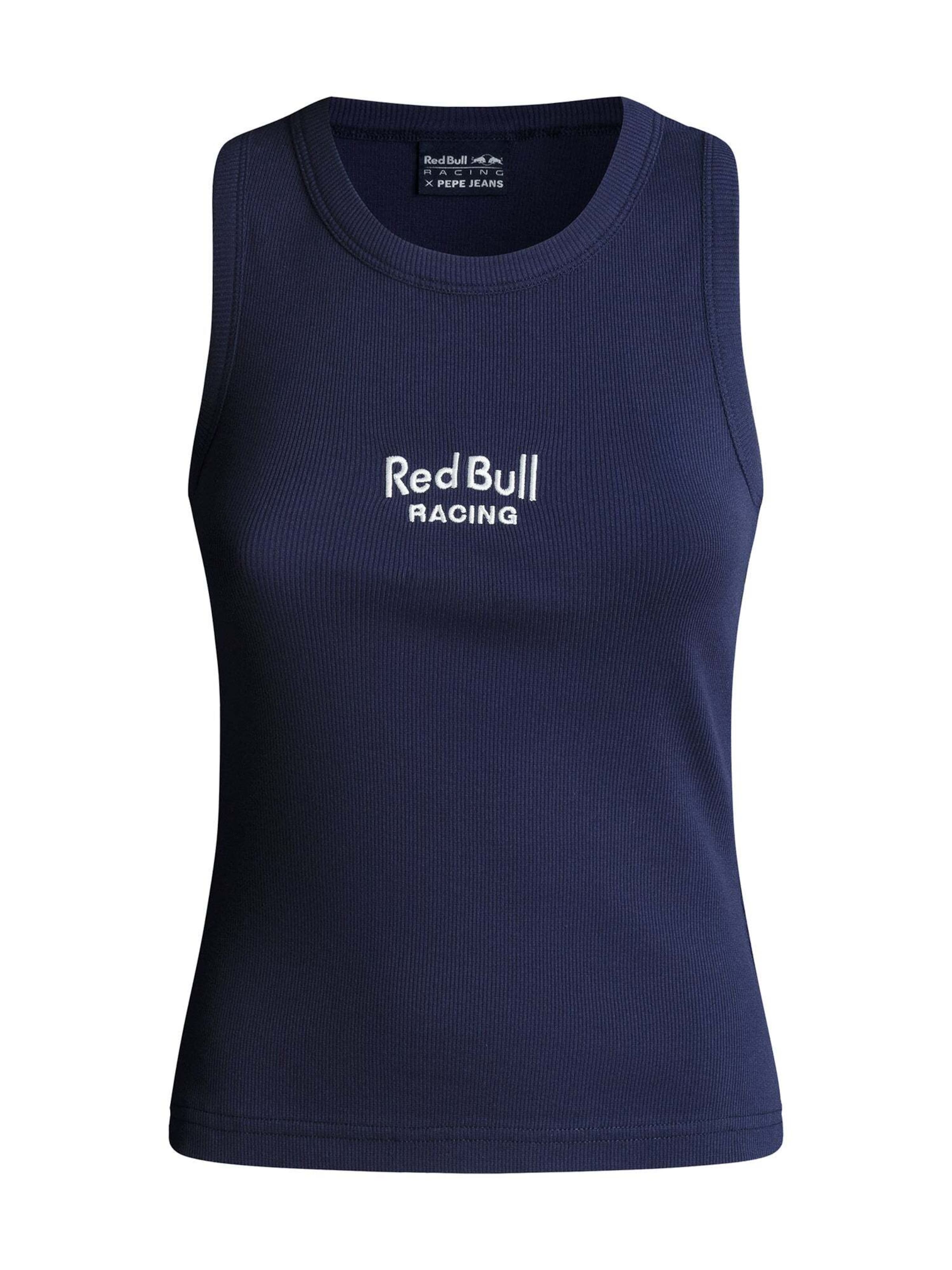 Red Bull Racing x Pepe Jeans Shirt in Blauw: voorkant