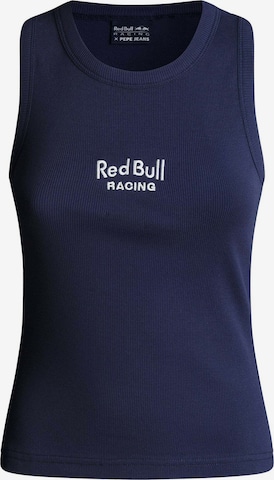 Red Bull Racing x Pepe Jeans Shirt in Blauw: voorkant