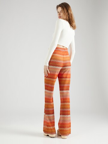 VILA Flared Trousers 'Joe' in Orange