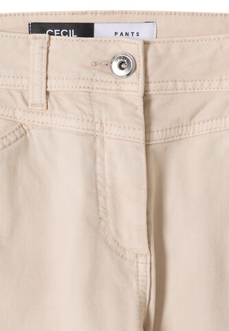 CECIL Slimfit Hose in Beige