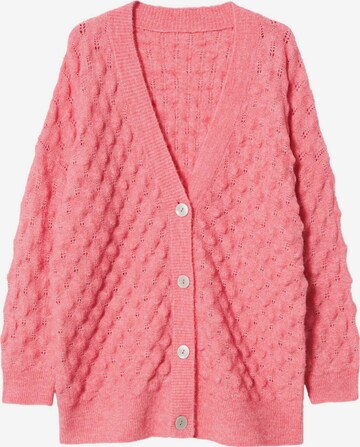 MANGO Strickjacke 'VERUSKA' in Pink: predná strana