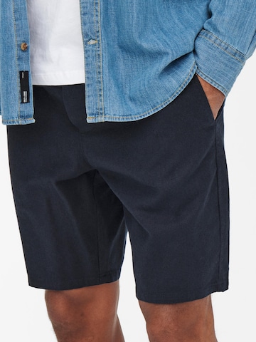 Regular Pantaloni 'Linus' de la Only & Sons pe albastru