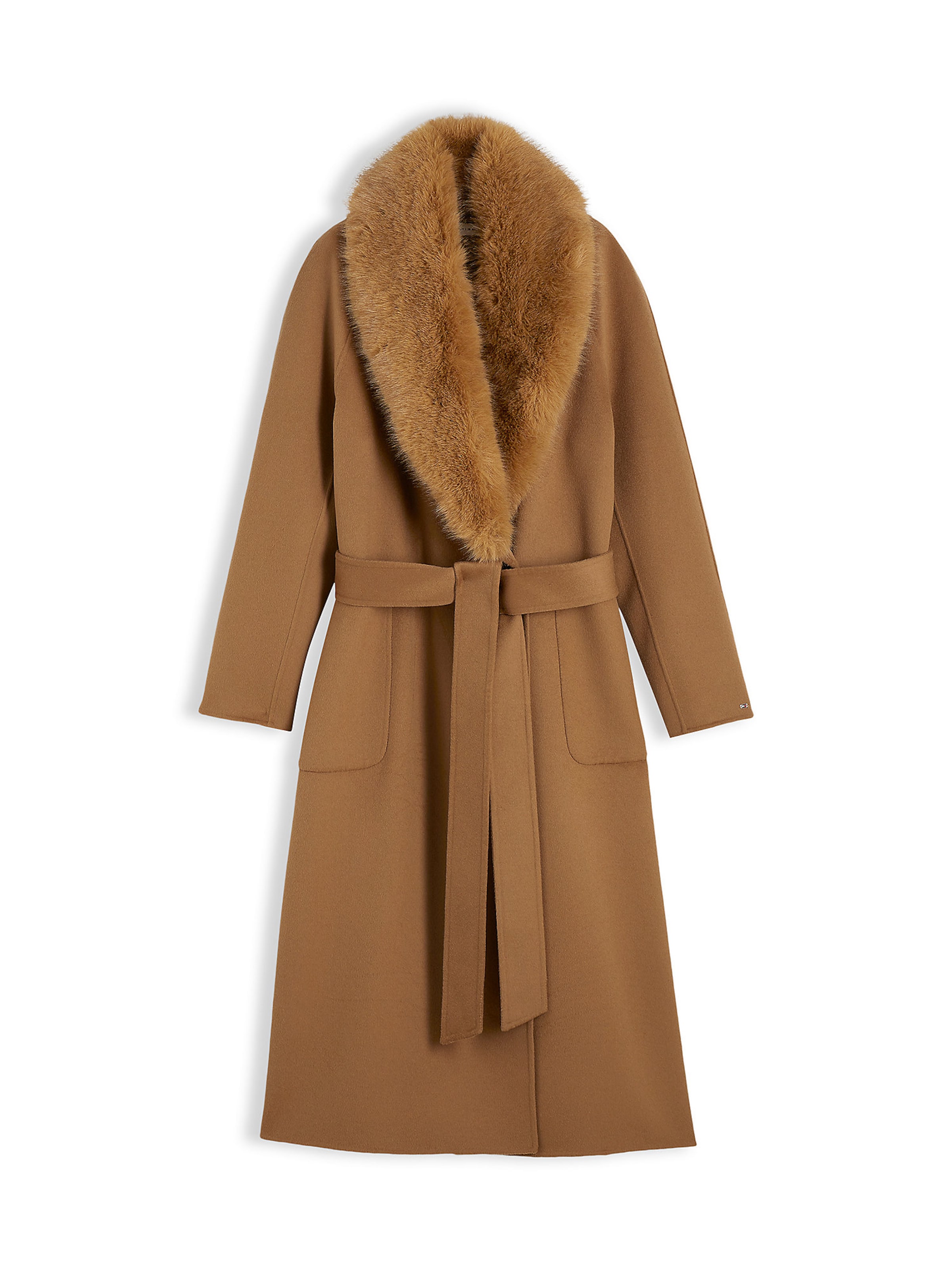 TOMMY HILFIGER Tussenmantel in XXS in de kleur Cognac, Productweergave