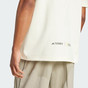 ADIDAS TERREX Functioneel shirt 'National Geographic' in Beige
