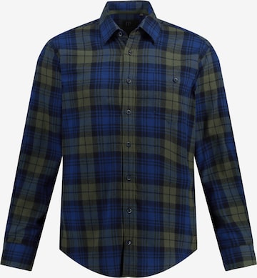 JP1880 Regular fit Button Up Shirt in Blue: front