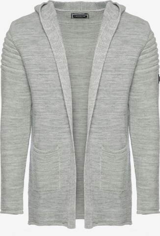 CARISMA Knit Cardigan in Grey: front