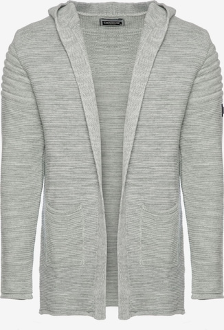 CARISMA Knit Cardigan in Grey: front