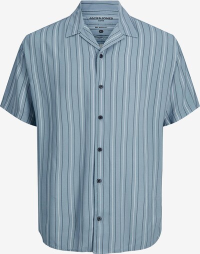 JACK & JONES Overhemd 'Reggie' in de kleur Smoky blue / Zwart / Wit, Productweergave