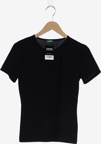 UNITED COLORS OF BENETTON T-Shirt M in Schwarz: predná strana