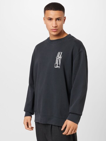AllSaints Sweatshirt in Black: front