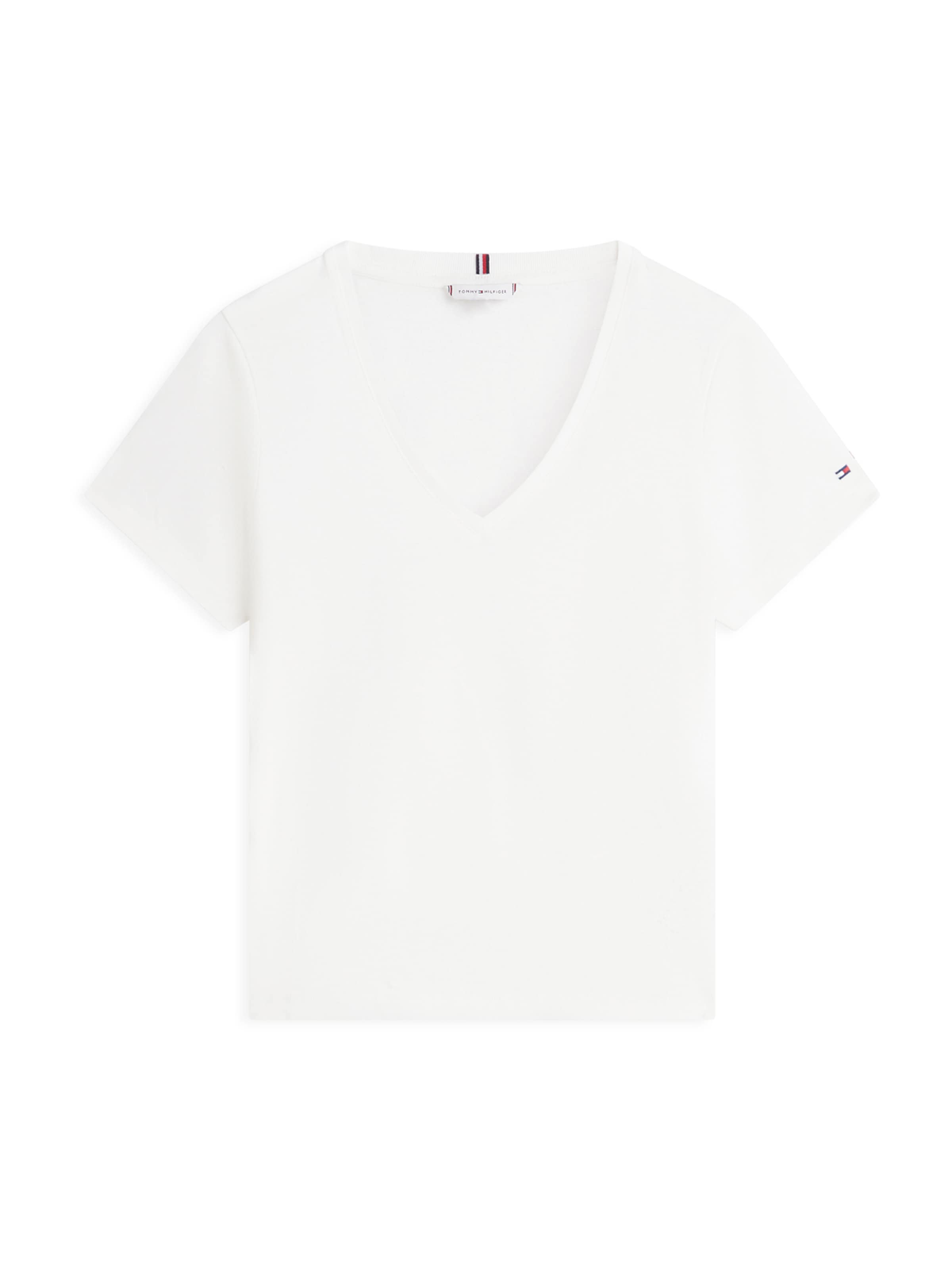 T-shirt TOMMY HILFIGER en blanc : devant